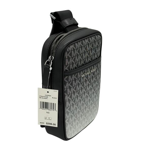 RETAIL $298 Michael Kors Cooper Signature Logo Ombre Slingpack*NEW with tags - Picture 3 of 7